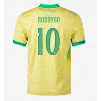 Brasilien Rodrygo Goes #10 Hemmatröja Copa America 2024 Korta ärmar